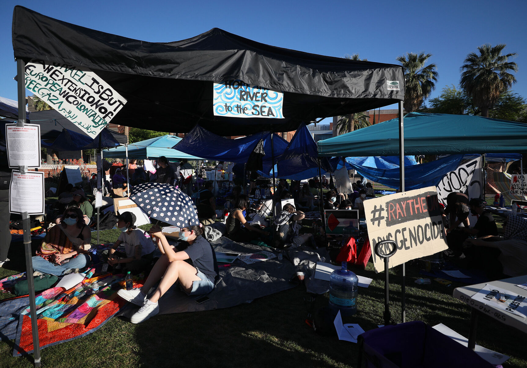 Pro-Palestinian 'encampment' at UA